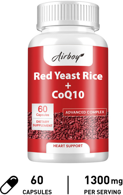 Airboy 紅麴+CoQ10 膠囊, 60組