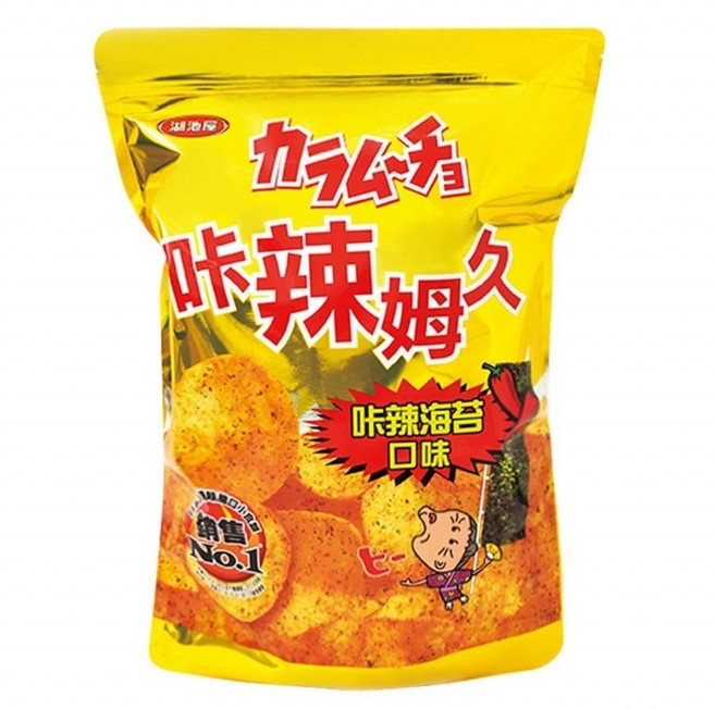 愛的小舖 卡辣姆久平切洋芋片 卡辣海苔口味 大容量500公克, 1個