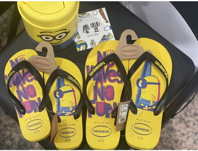 Havaianas 小小兵 聯名款 夾腳拖