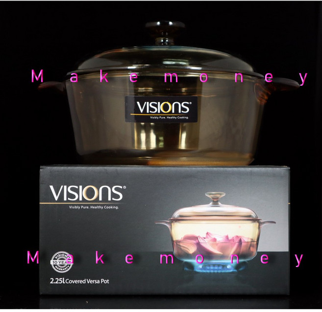 Visions 晶彩透明雙耳湯鍋 2.25L, 1個