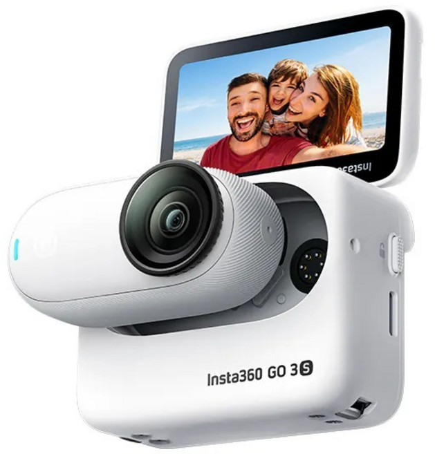 Insta360 GO3S 4K 迷你相機 128GB 公司貨, 標準套裝,白色