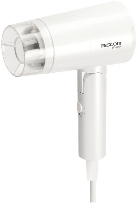 TESCOM 雙電壓負離子吹風機, 白色, BID48TW