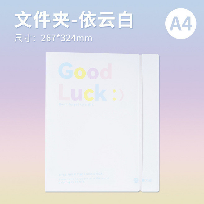 活頁文件夾 透明資料冊 A4 試捲資料收納冊 防水耐用 學生 試捲夾 收納袋 文件袋 孕檢袋, 1個, 文件夾【白色】