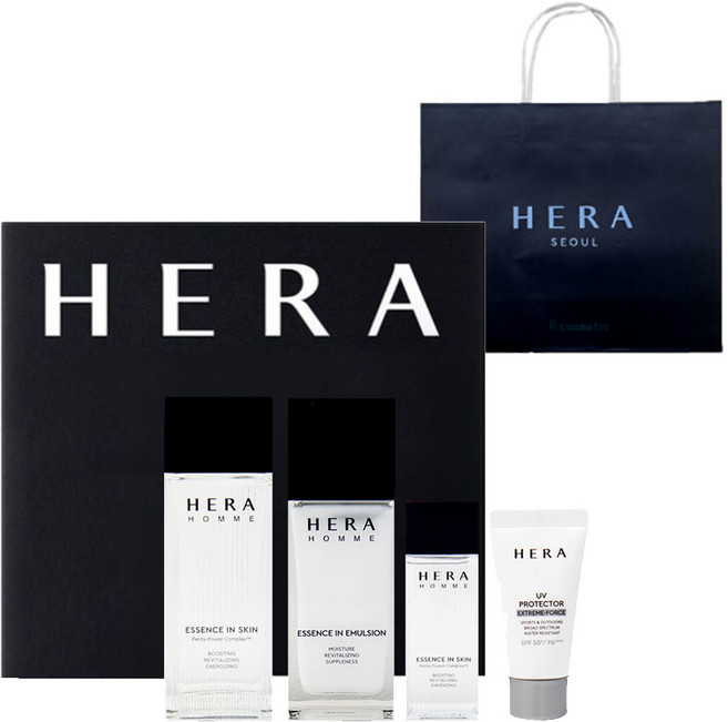 <정품> 헤라 옴므 2종 스킨+로션 기획 세트( 헤라 남자 2종 세트 ), 본품+쇼핑백, 1세트