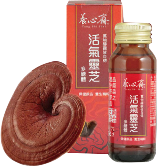 【養心齋】活氣靈芝多醣體, 60個, 60ml