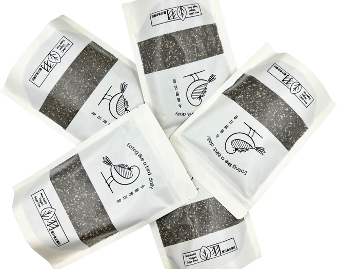 小鳥胃日食 奇亞籽 Chia Seed 250克, 250g, 5個