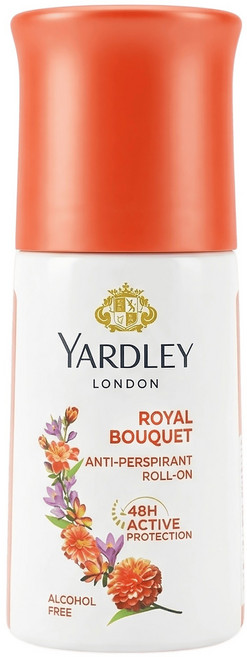 Yardley London 雅麗 皇家花束體香露 48H主動防護 無酒精, 1個, 50ml