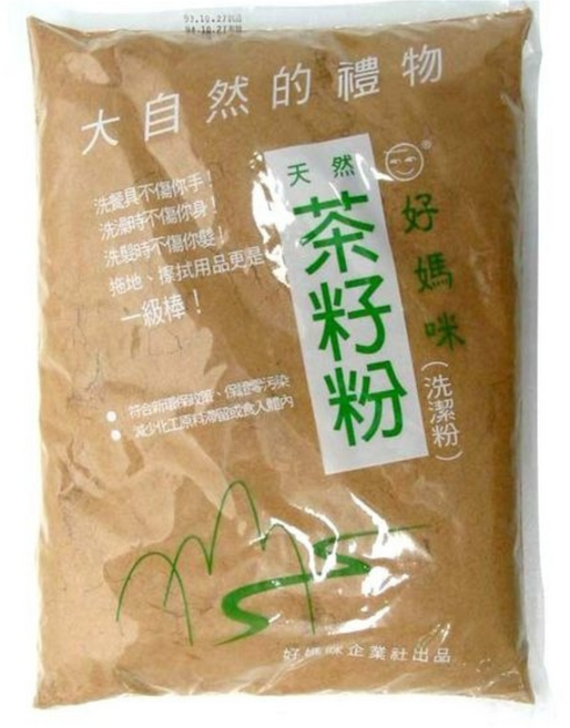 好媽咪 天然茶籽粉(洗潔粉)900公克/包, 1個, 900ml