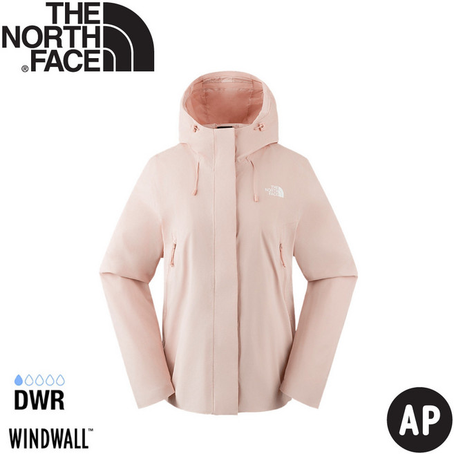 The North Face 女 防風防潑水連帽外套 AP
