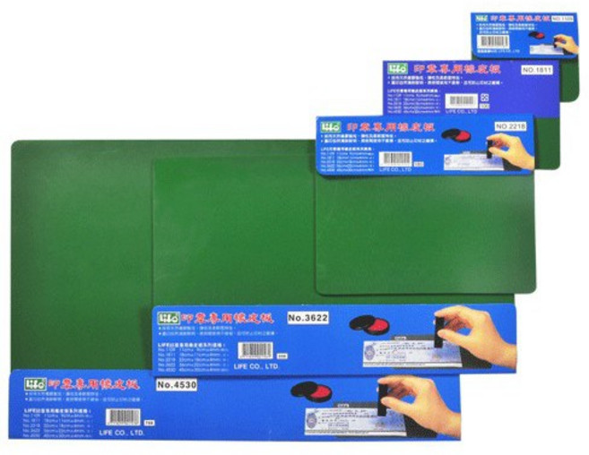 【文具通】Life 徠福 橡皮墊 E4010054, 360x220x3mm 大 3622, N/A