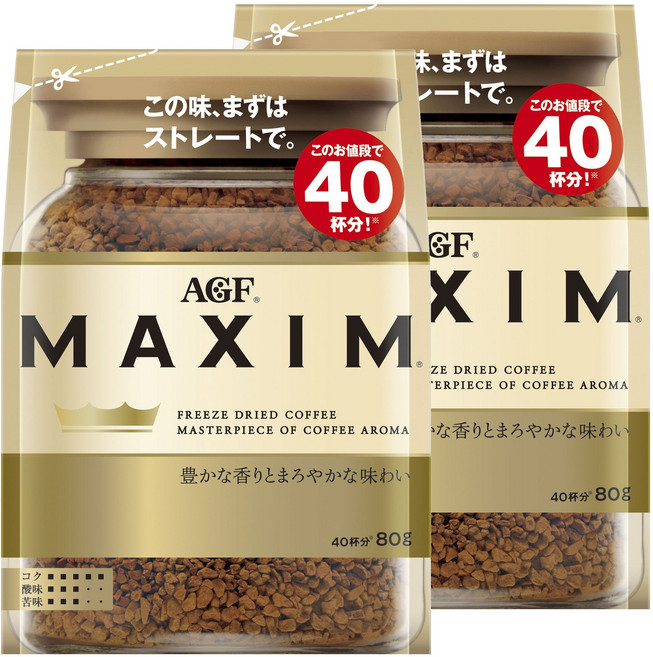 AGF 箴言金即溶咖啡, 80g, 1包, 2包