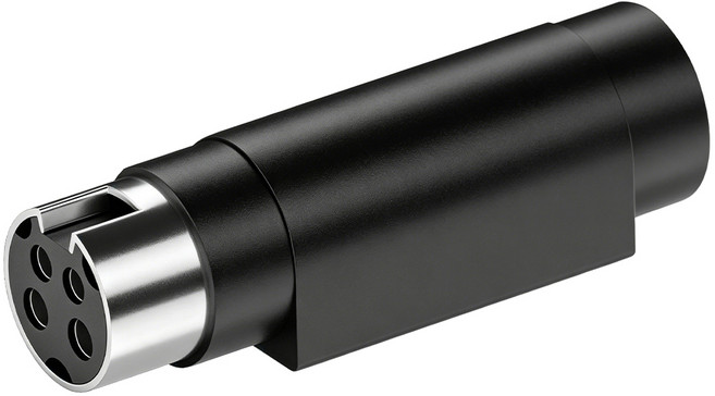 Kamera DC 5.5x2.5 轉接頭 240W, 1個, M2型-MSI藍天圓口4孔