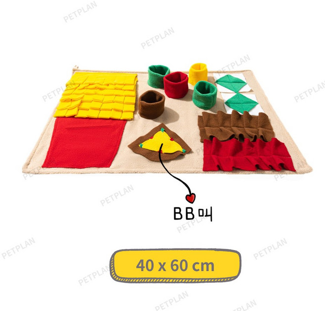 貓狗市集 寵物藏食聞嗅墊 狗玩具 貓玩具 訓練玩具 互動玩具 30x30公分, 1個, 麥當勞|40 x 60公分, 麥當勞