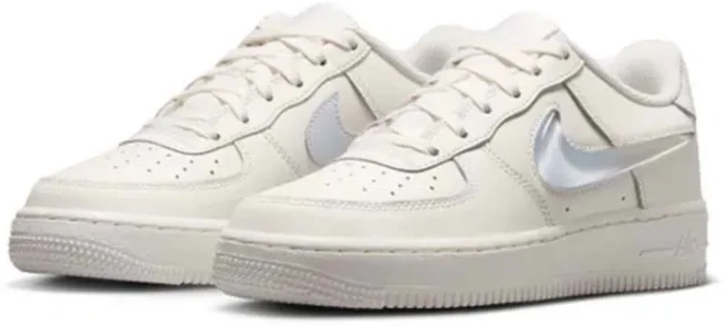 Nike Air Force 1 GS 休閒鞋 果凍立體勾 白色 大童 女鞋 IR0595-101