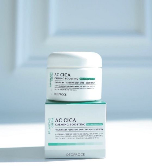 DEOPROCE AC CICA 平衡舒緩調理霜 潤膚霜, 2件, 50L