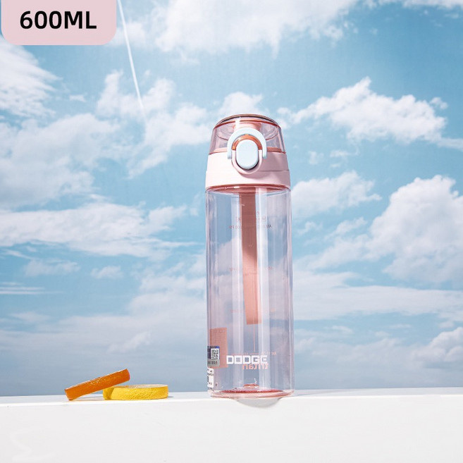Tritan 運動水壺 兒童水壺 直飲水壺 無塑化劑 無雙酚A 600ml, 1個, 25628-600-粉色