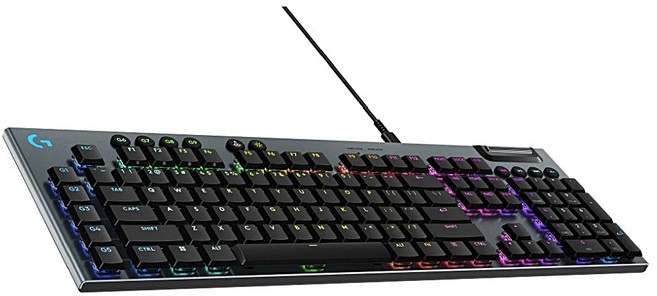 Logitech 羅技 RGB 纖薄 有線 機械式 遊戲鍵盤, 黑色, G915 X, 製造商軸