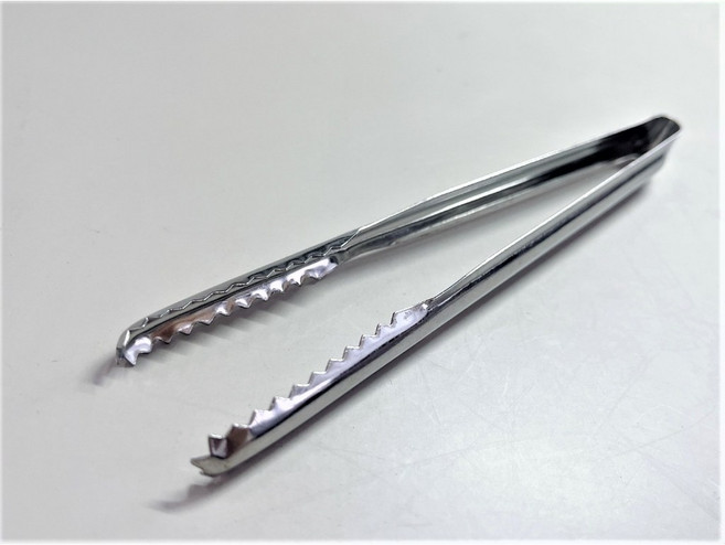 鍋大師 不鏽鋼長冰夾 台灣製造, 1個, 小冰夾-13.5cm, 銀