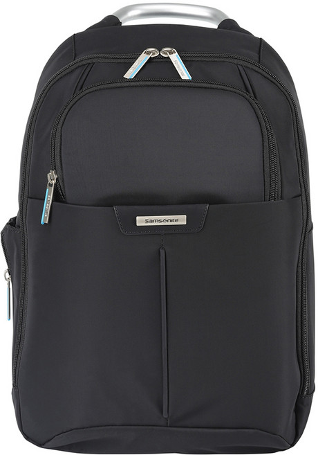 Samsonite 筆電背包 鋁合金提把 獨立電腦層, Samsonite BP2*002 筆電後背包 黑色, 1個