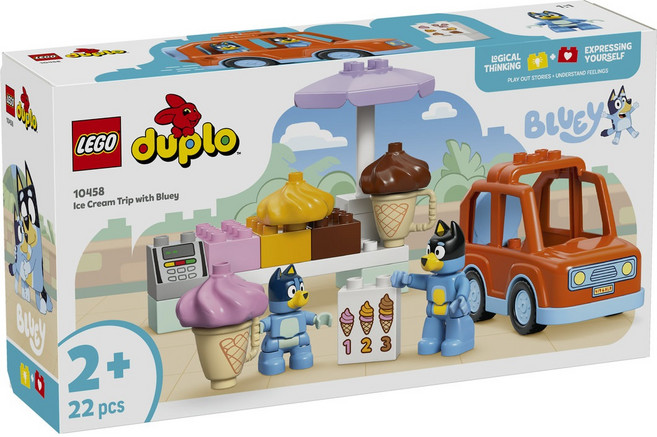 樂高 10458 DUPLO 藍色冰淇淋之旅, 1個, 混色
