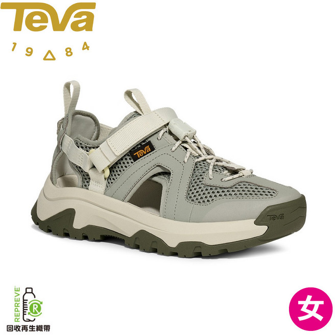 TEVA 女 Hurricane XLT3 護趾涼鞋 海藻綠