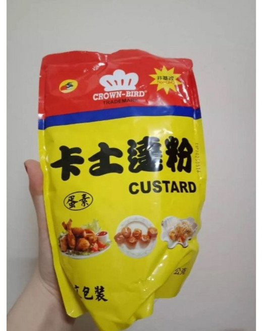 【嚴選SHOP】CROWN-BIRD 鳥牌 非基改卡士達粉 CUSTARD奶油餡 芝士粉 奶素 300克/包, 1個, 鳥牌-非基改卡士達粉(300克/包)