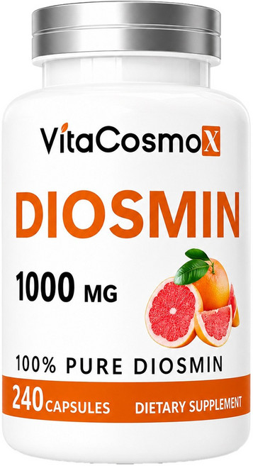 VitaCosmoX 地奧司明 1000毫克膠囊, 1個, 240錠