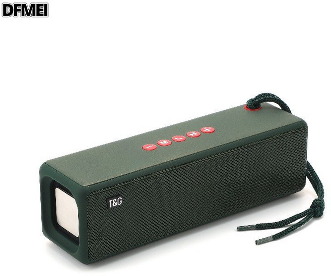 DFMEI 電商藍牙音箱戶外手提便攜式電腦音響可插卡U盤重低音炮, 如圖, 綠色