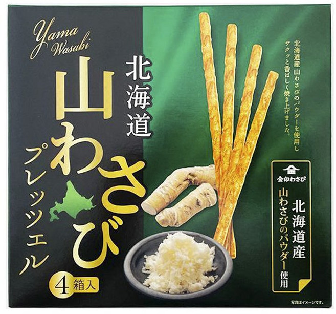 山葵椒鹽脆餅 4包入, 1盒, 180g