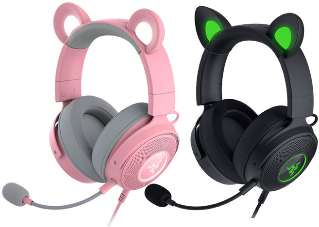 Razer 雷蛇 KRAKEN KITTY V2 PRO 電競耳機, 黑色,主商品