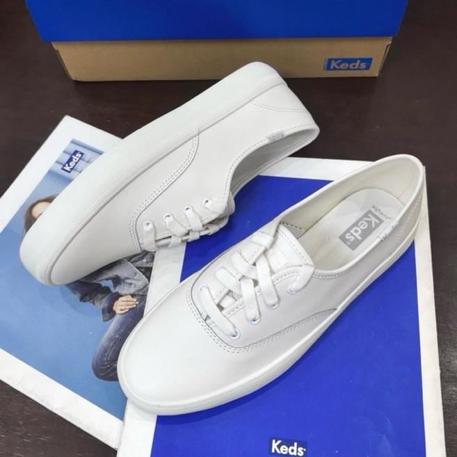 Keds 新款純色小白鞋 帆布休閒單鞋