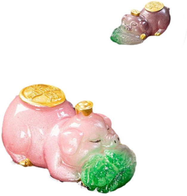 招財豬茶寵擺件, 招財豬A