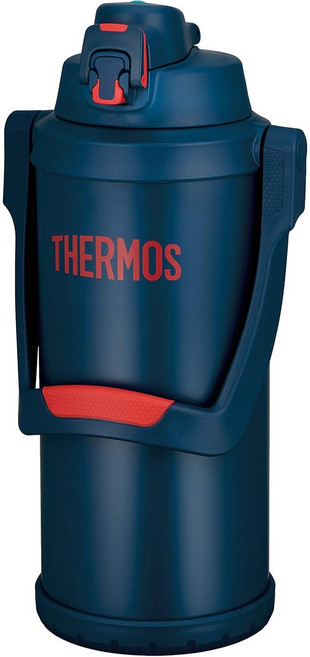 THERMOS 膳魔師 FFV-3001 不銹鋼真空保冷瓶 運動水壺 3000ML, 藍色, 1個