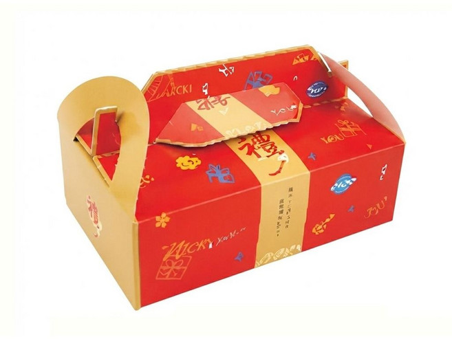 愛廚房 中秋禮盒 LUCKY禮 手提6入蛋黃酥禮盒, 1個