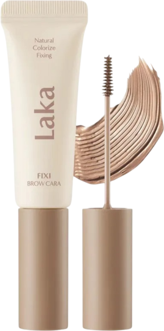 Laka FIXI眉毛定型膏 持久顯色 自然立體 打造完美眉妝, Wood Brown, 1個