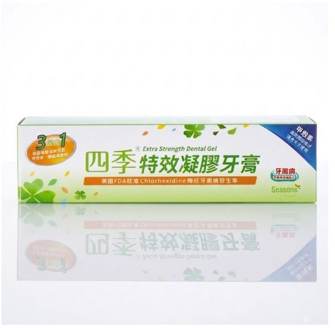 四季3效合1特效凝膠牙膏, 1個, 四季特效凝膠牙膏150g, 150g