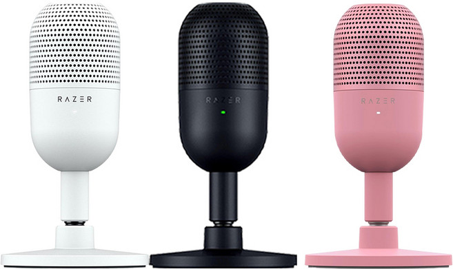 Razer 雷蛇 Seiren V3 Mini 電競麥克風 心型指向 電容式 直播專用, 黑色,主商品, 黑色, 8887910000380