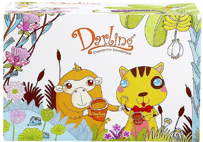 Darling 親愛的白咖啡 卡布奇諾, 30g, 1箱, 80個裝