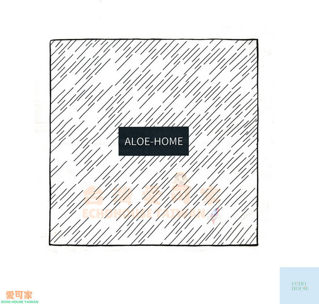 ECHO HOUSE TAIWAN 動物造型自黏魔術收納布 可重複黏貼, 極簡風線條,40cmx40cm不規則款, 1個
