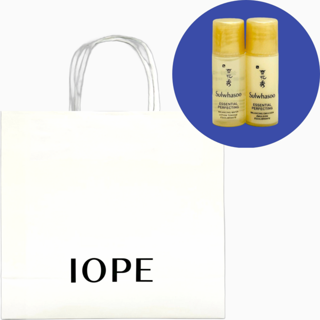 IOPE쇼핑백 / 자음2종 5ml 1세트 (자음수+자음유액)