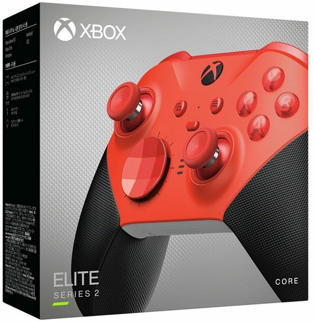 XBOX Elite 無線控制器 2代 輕裝版 支援電腦 手機, 紅x黑, 1個