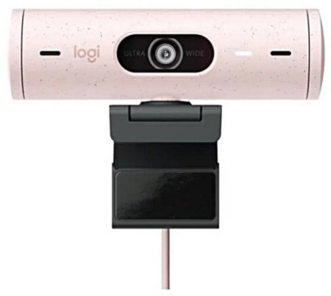 Logitech 羅技 Brio 500 玫瑰粉 網路攝影機