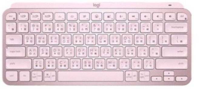 Logitech 羅技 MX Keys Mini 無線藍牙鍵盤 支援Logi Bolt 公司貨附發票, 玫瑰粉