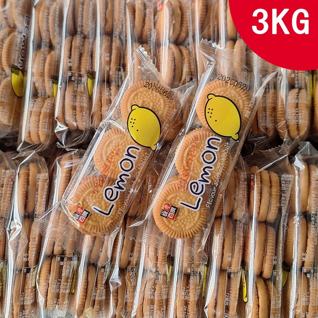 檸檬風味夾心餅 3KG 量販包, 1個