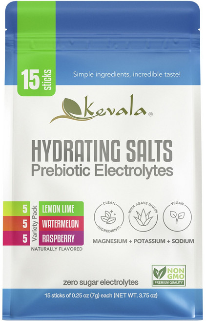 Kevala 補水鹽益生元電解質綜合包 15入, 1個, 105g
