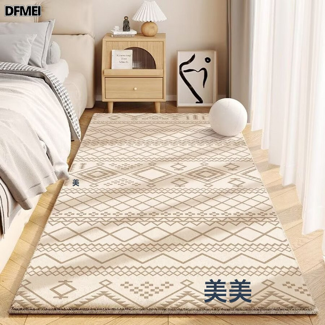 DFMEI 牀邊地毯臥室牀邊毯加厚仿羊絨輕奢客廳沙發茶几房間牀前飄窗地墊