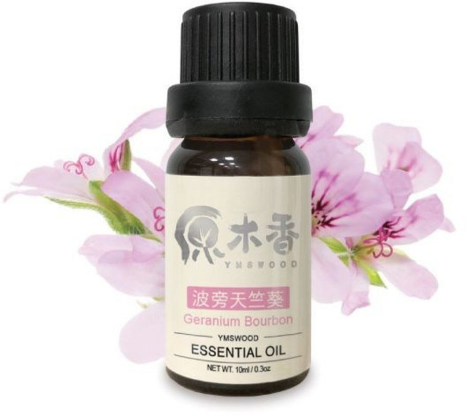 原木香 波旁天竺葵 純天然精油 COA認證, 1件, 10ml, 波旁天竺葵精油