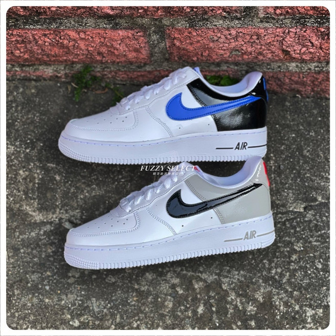 Nike Air Force 1 漆皮 刺繡 休閒鞋