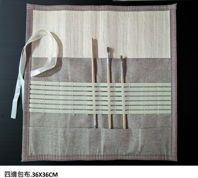 畫筆收納袋 40x40CM, 1個, (5)四面包布36*36,鬆緊麻布款