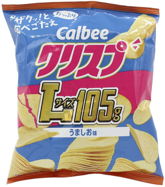 Calbee 卡樂比 Crisp薄鹽洋芋片, 12包, 105g